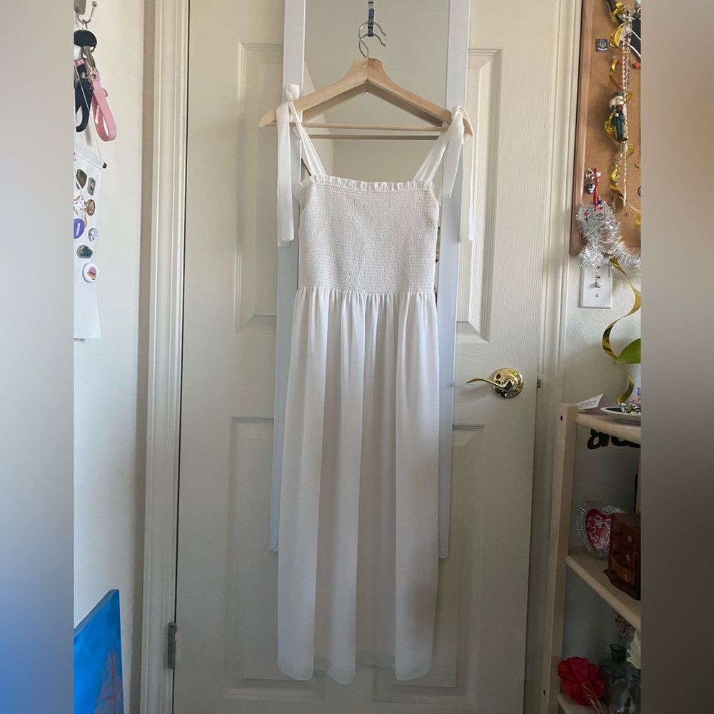 Aritzia Wilfred Golden Hour Dress XS white